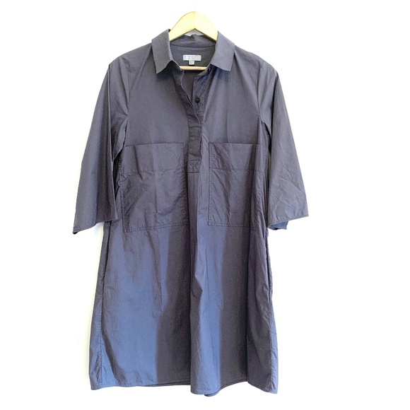 COS Casual A-line Pocket Dress In Charcoal Size 4 - Picture 4 of 15